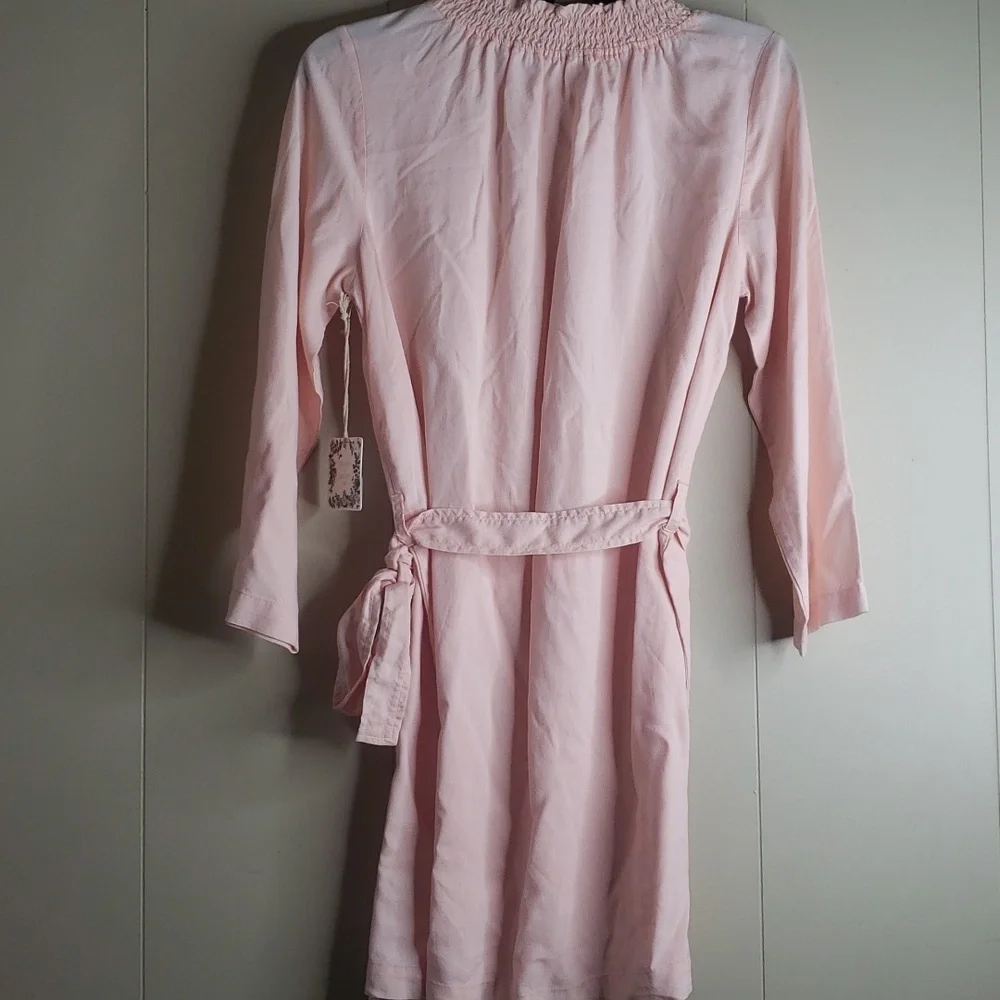 Girls Mock Long Sleeve Belted Dress- Chelsea & Violet